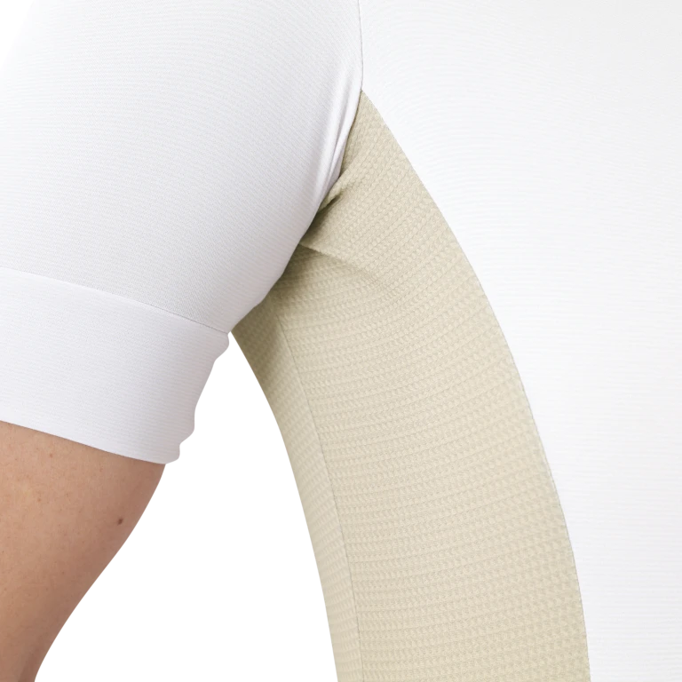 Wielershirt MAVIC AKSIUM GRAPHIC Korte Mouwen Dames Beige