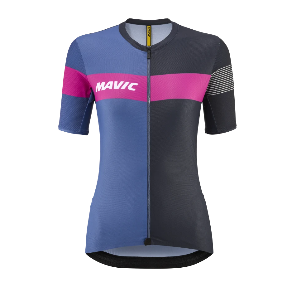 Maillot MAVIC KSYRIUM PRO Korte Mouwen Dames Blauw