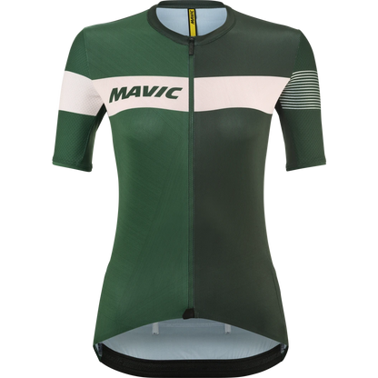 Tricou MAVIC KSYRIUM PRO Mâneci Scurte Damă Kaki