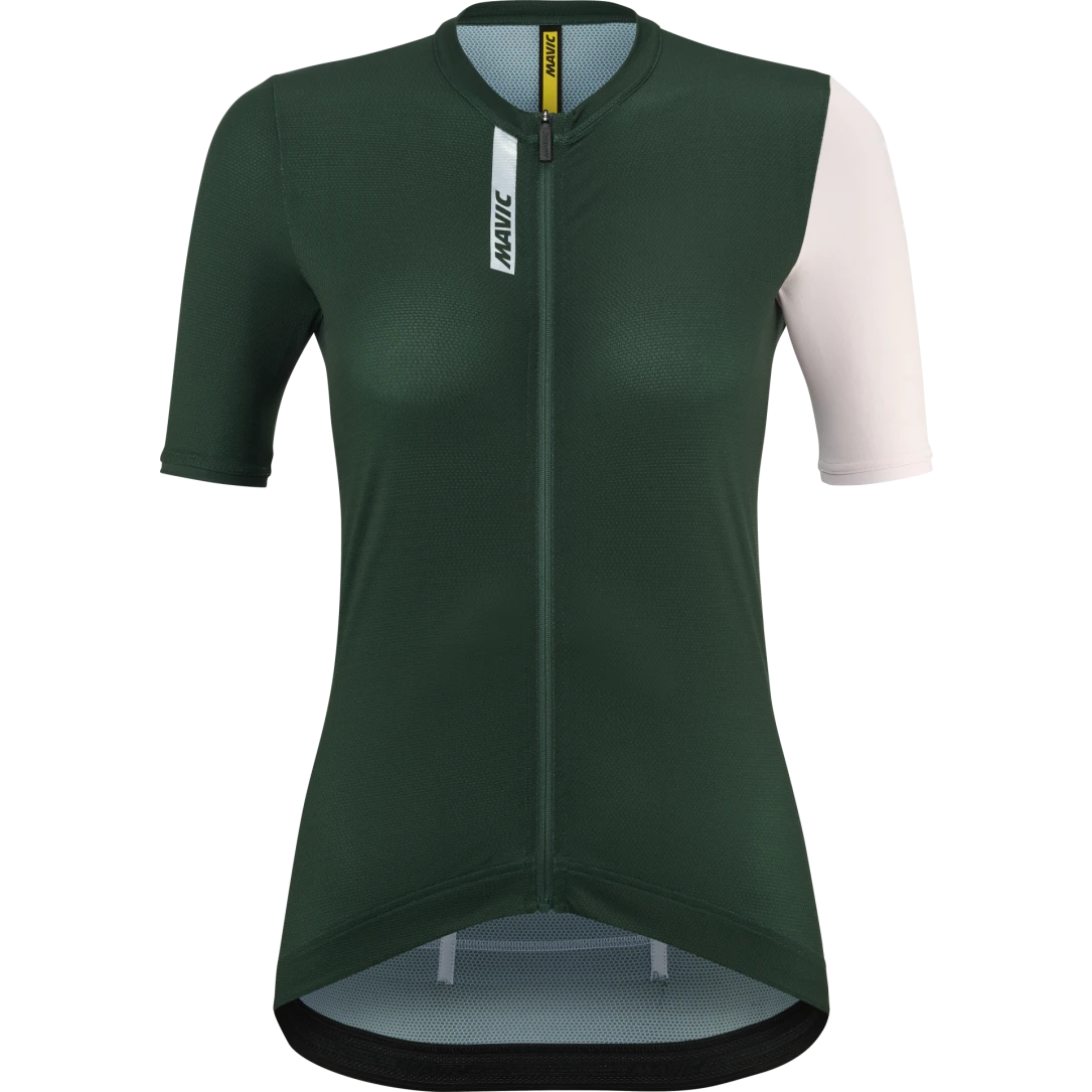 Cykeltroja MAVIC ESSENTIAL Kortärmad Dam Grön