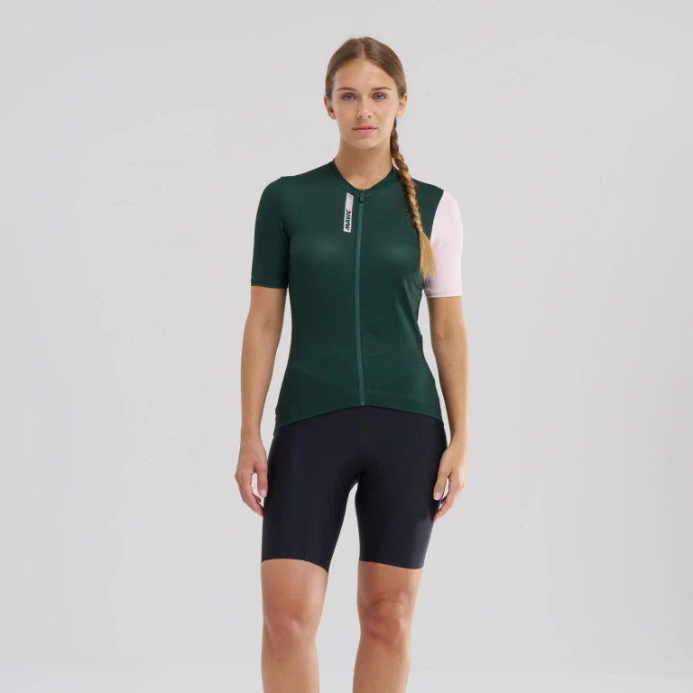 Cykeltroja MAVIC ESSENTIAL Kortärmad Dam Grön