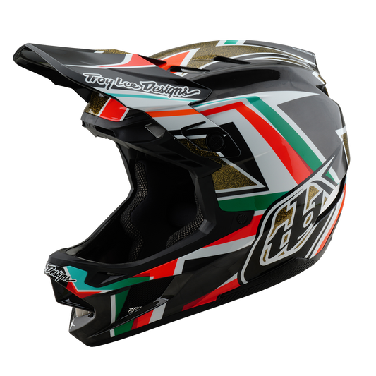 TROY LEE DESIGNS D4 CARBON MIPS Frames MTB Helmet Black/Gold