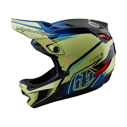 MTB Ķivere TROY LEE DESIGNS D4 COMPOSITE MIPS Drip Dzeltena