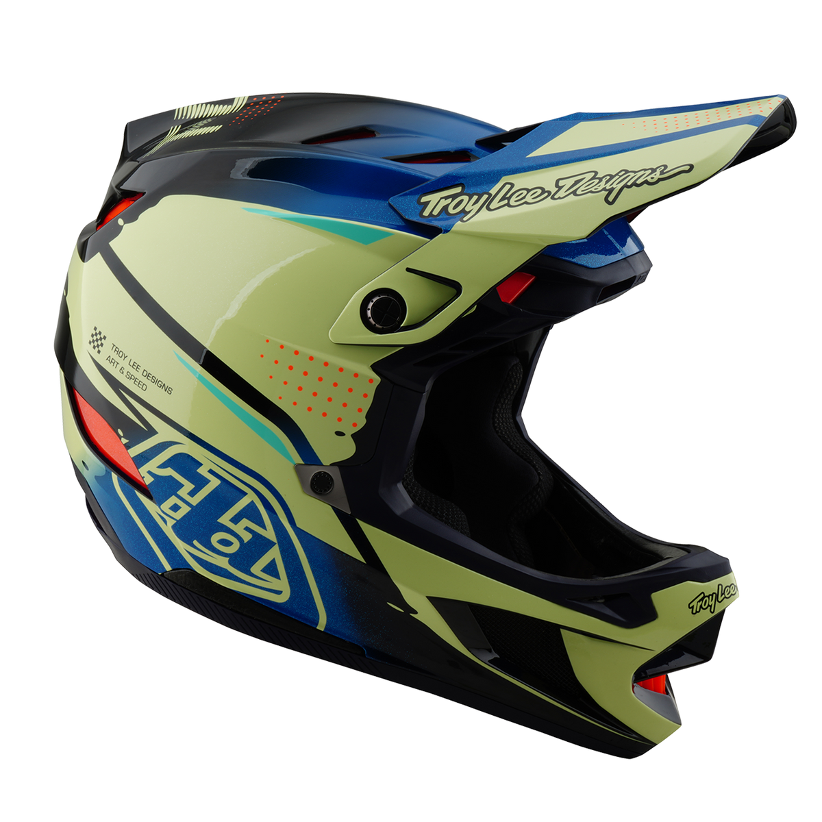 Helma MTB TROY LEE DESIGNS D4 COMPOSITE MIPS Drip Žlutá