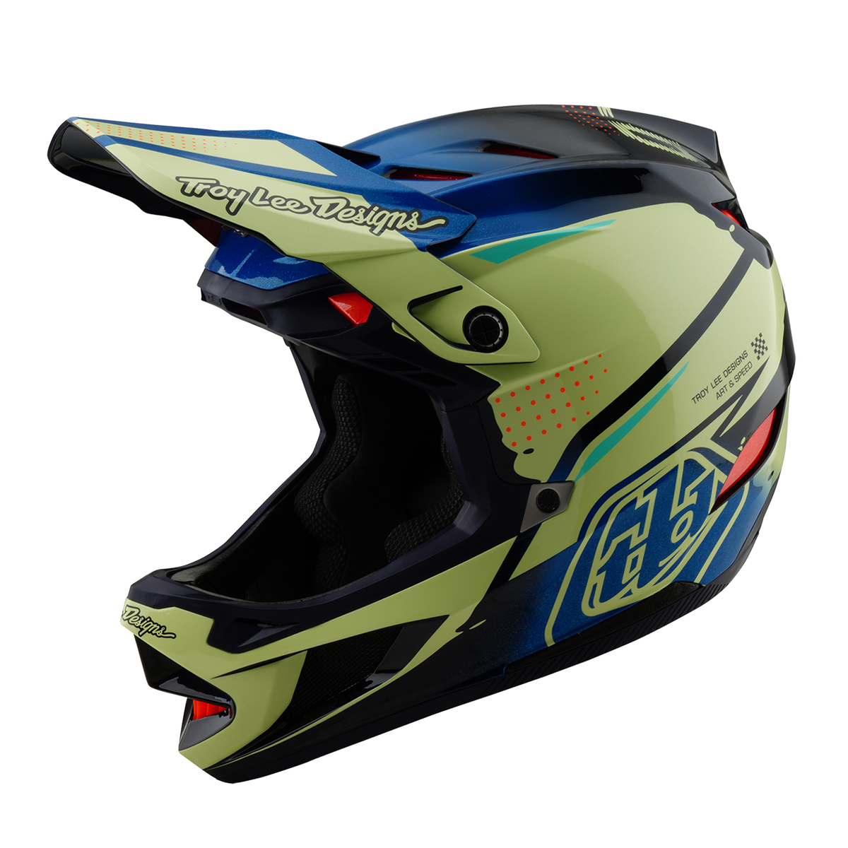 Helma MTB TROY LEE DESIGNS D4 COMPOSITE MIPS Drip Žlutá