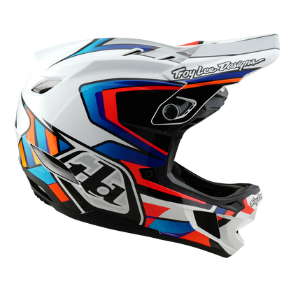 MTB Ķivere TROY LEE DESIGNS D4 COMPOSITE MIPS FRAMES Balts/Pelēks