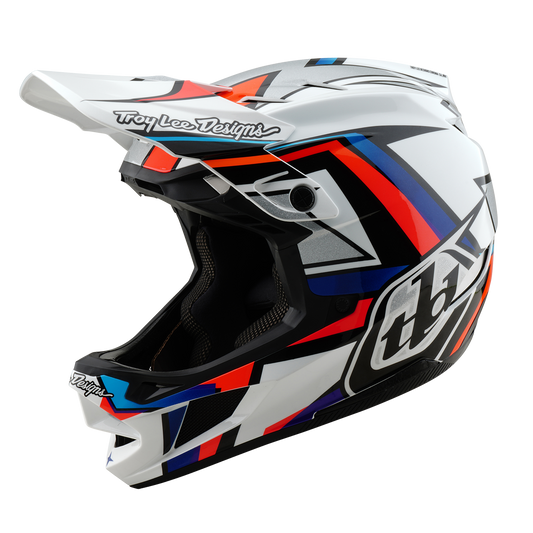 TROY LEE DESIGNS D4 COMPOSITE MIPS FRAMES MTB Helmet White/Grey