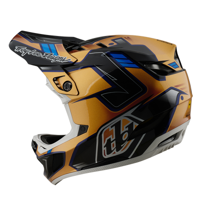 Cască MTB TROY LEE DESIGNS D4 COMPOSITE MIPS ROYALTY Negru/Auriu
