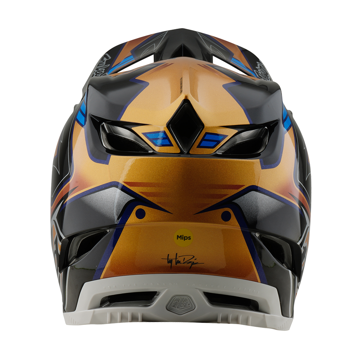 MTB-hjelm TROY LEE DESIGNS D4 COMPOSITE MIPS ROYALTY Sort/Guld