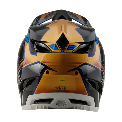 Cască MTB TROY LEE DESIGNS D4 COMPOSITE MIPS ROYALTY Negru/Auriu