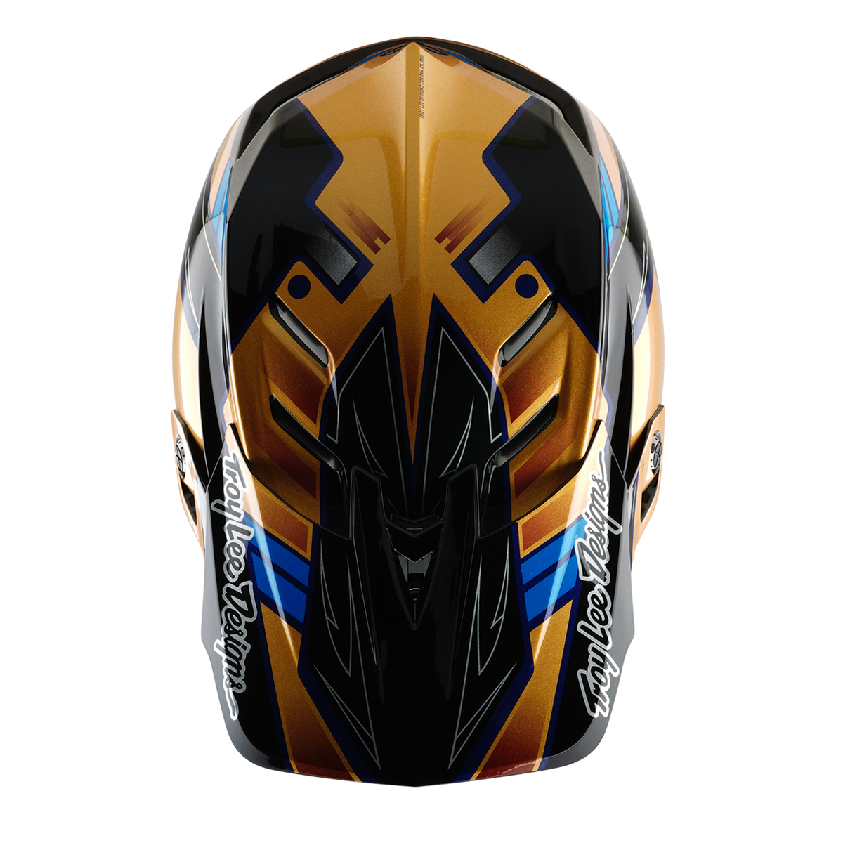 MTB-hjelm TROY LEE DESIGNS D4 COMPOSITE MIPS ROYALTY Sort/Guld
