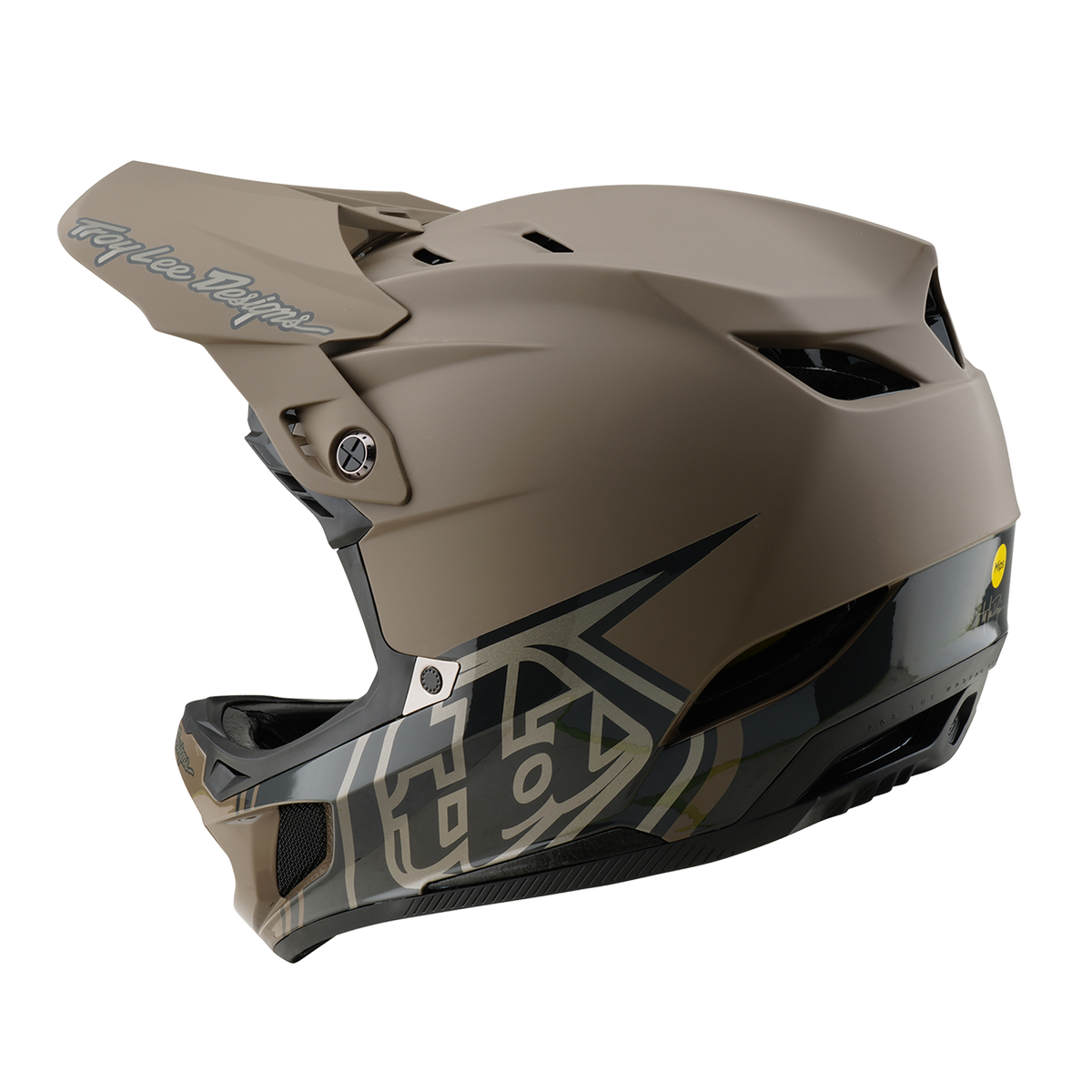 TROY LEE DESIGNS D4 COMPOSITE MIPS MTB Helmet Brown