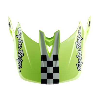 MTB-helm TROY LEE DESIGNS D4 POLYACRYLITE MIPS FIFTY 50 Geel/Blauw