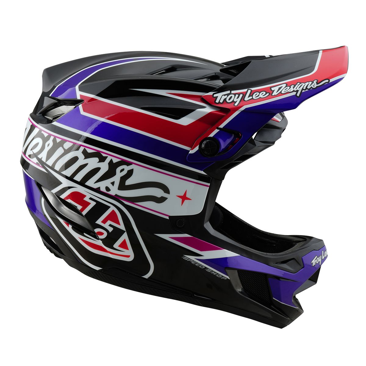 Helma MTB TROY LEE DESIGNS D4 POLYACRYLITE MIPS LINEAR Černá