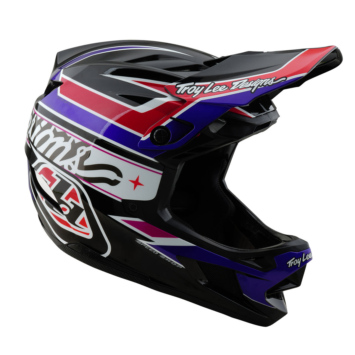 Helma MTB TROY LEE DESIGNS D4 POLYACRYLITE MIPS LINEAR Černá