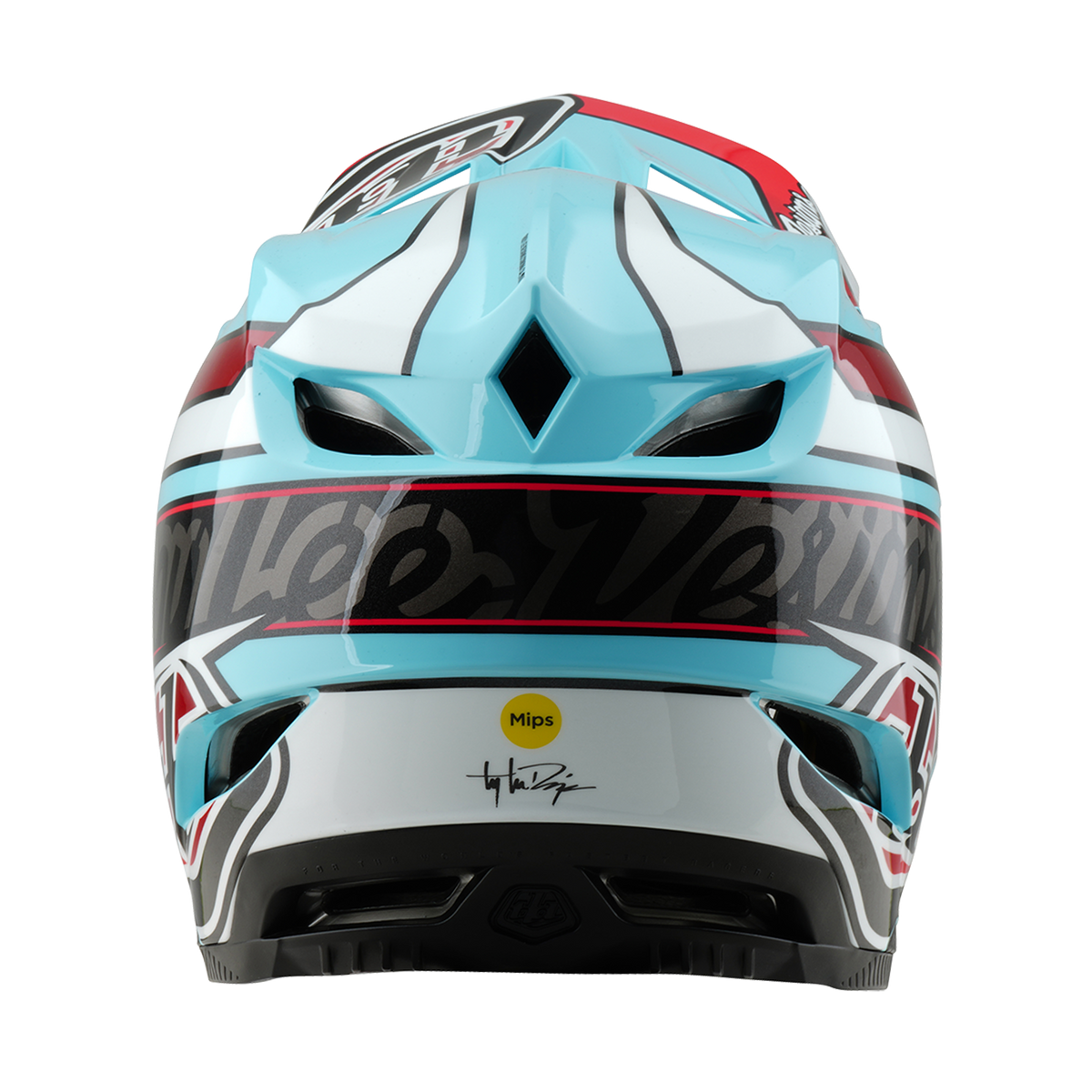 Κράνος MTB TROY LEE DESIGNS D4 POLYACRYLITE MIPS LINEAR Μπλε
