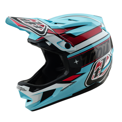 Cască MTB TROY LEE DESIGNS D4 POLYACRYLITE MIPS LINEAR Albastru
