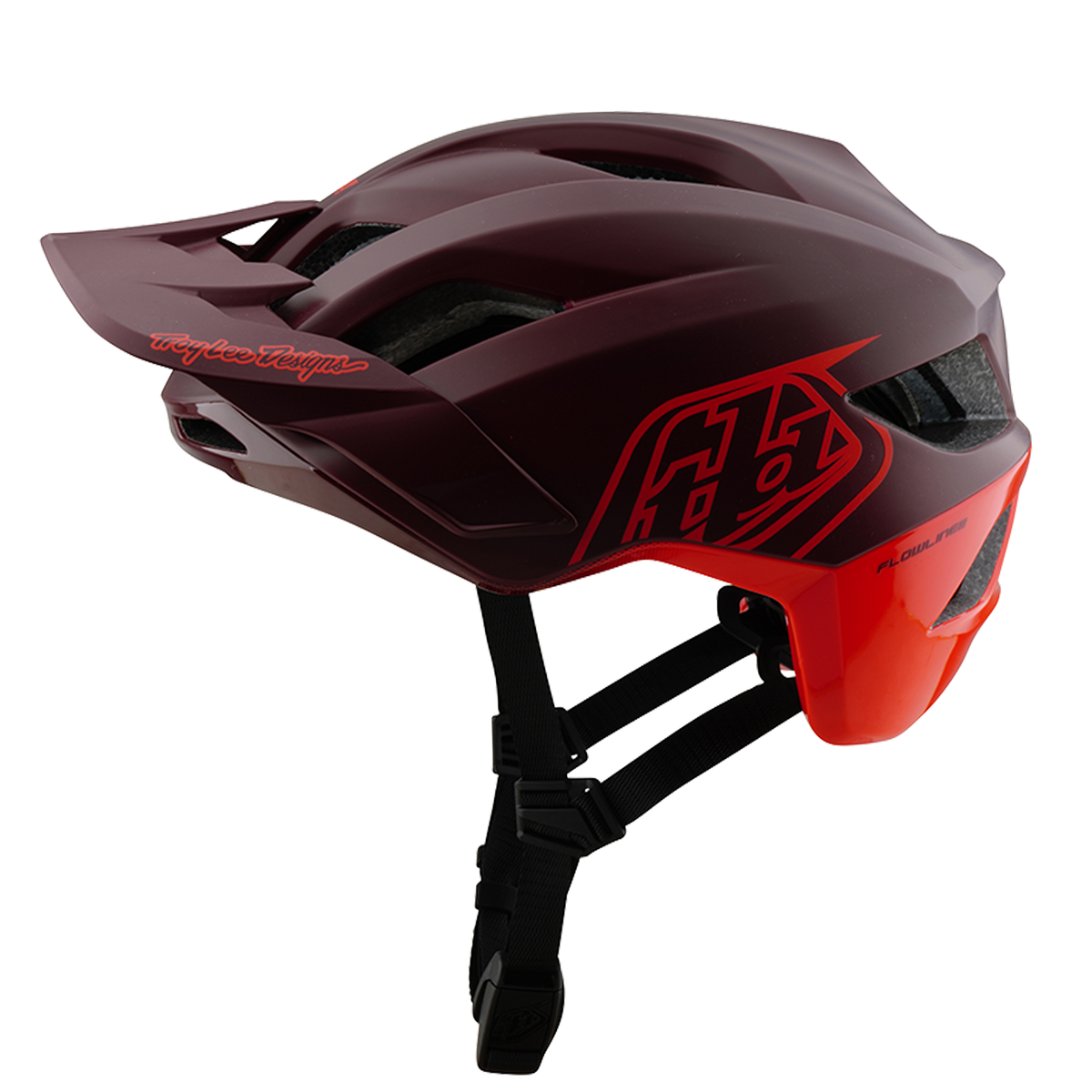 Helma MTB TROY LEE DESIGNS FLOWLINE SE MIPS Bordeaux/Červená