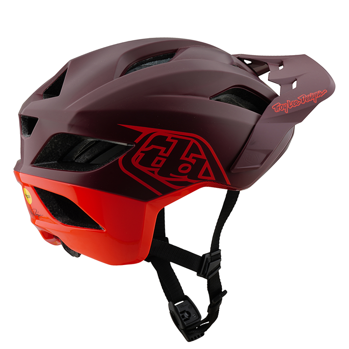 Helma MTB TROY LEE DESIGNS FLOWLINE SE MIPS Bordeaux/Červená