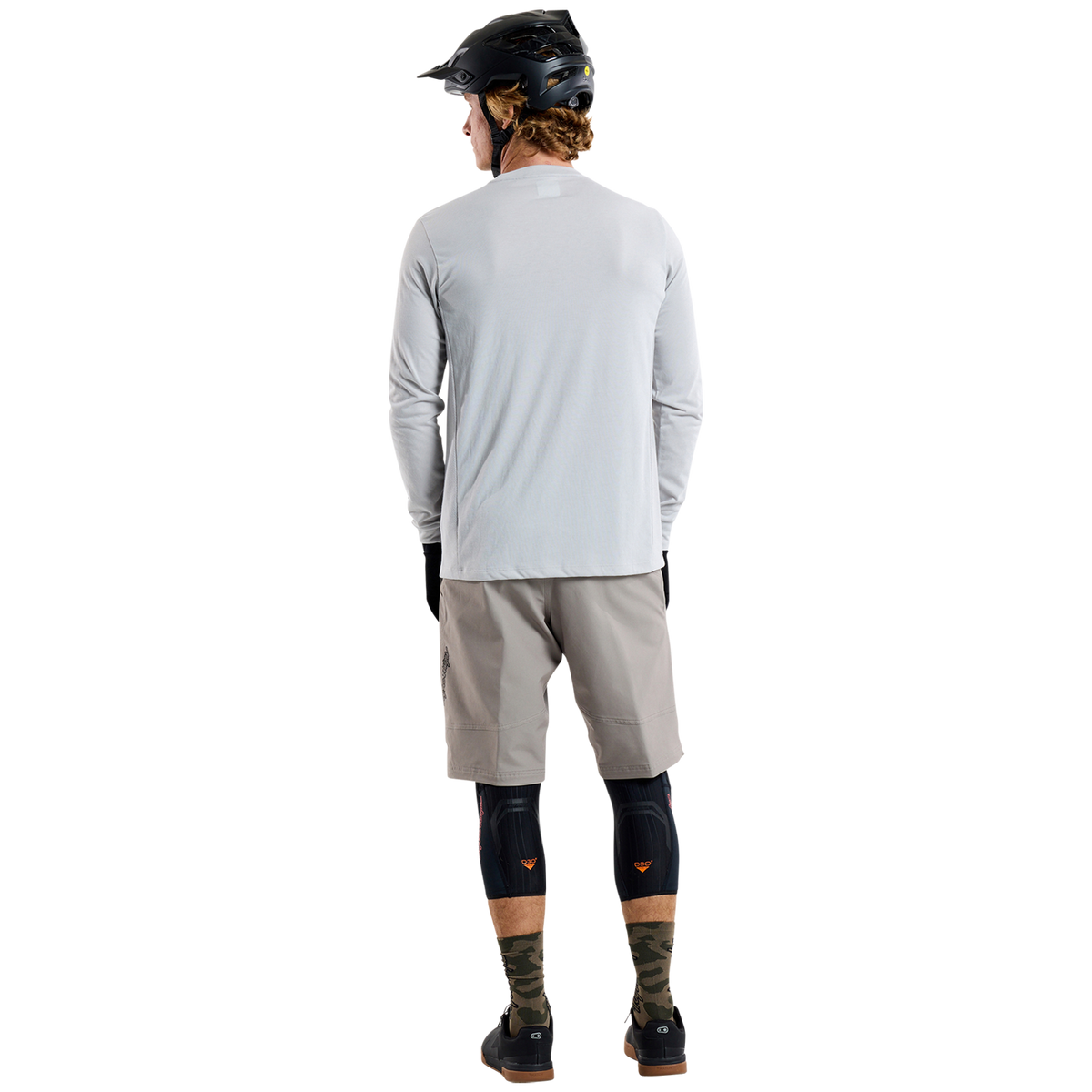 TROY LEE DESIGNS SKYLINE RIDE TEE SIGNATURE Long Sleeve Jersey Grey