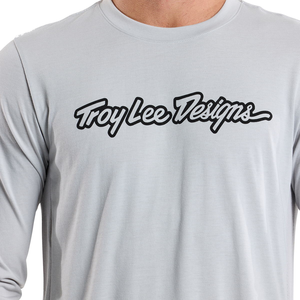 TROY LEE DESIGNS SKYLINE RIDE TEE SIGNATURE Long Sleeve Jersey Grey
