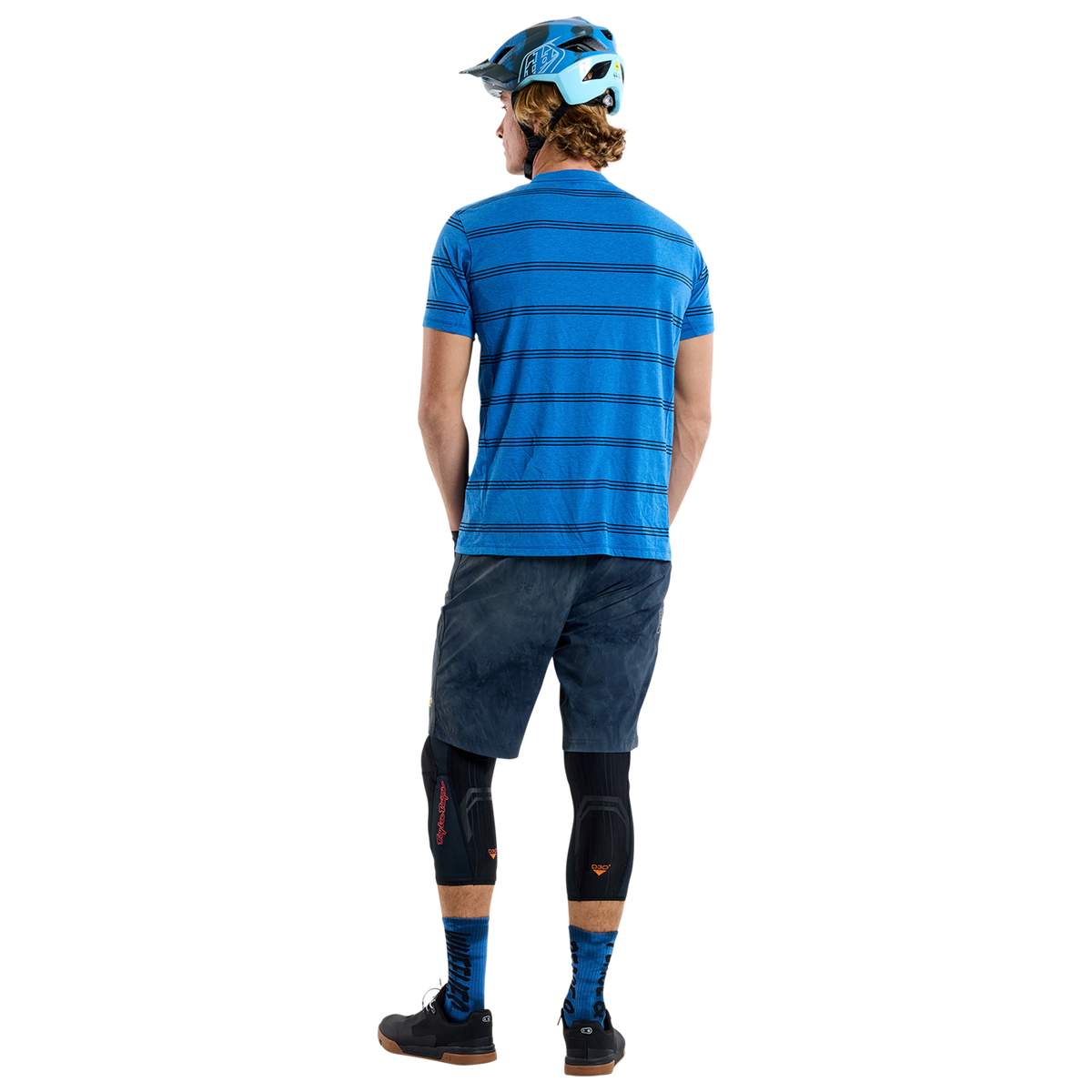 TROY LEE DESIGNS SKYLINE RIDE TEE WASH OUT Short Sleeve Jersey Blue