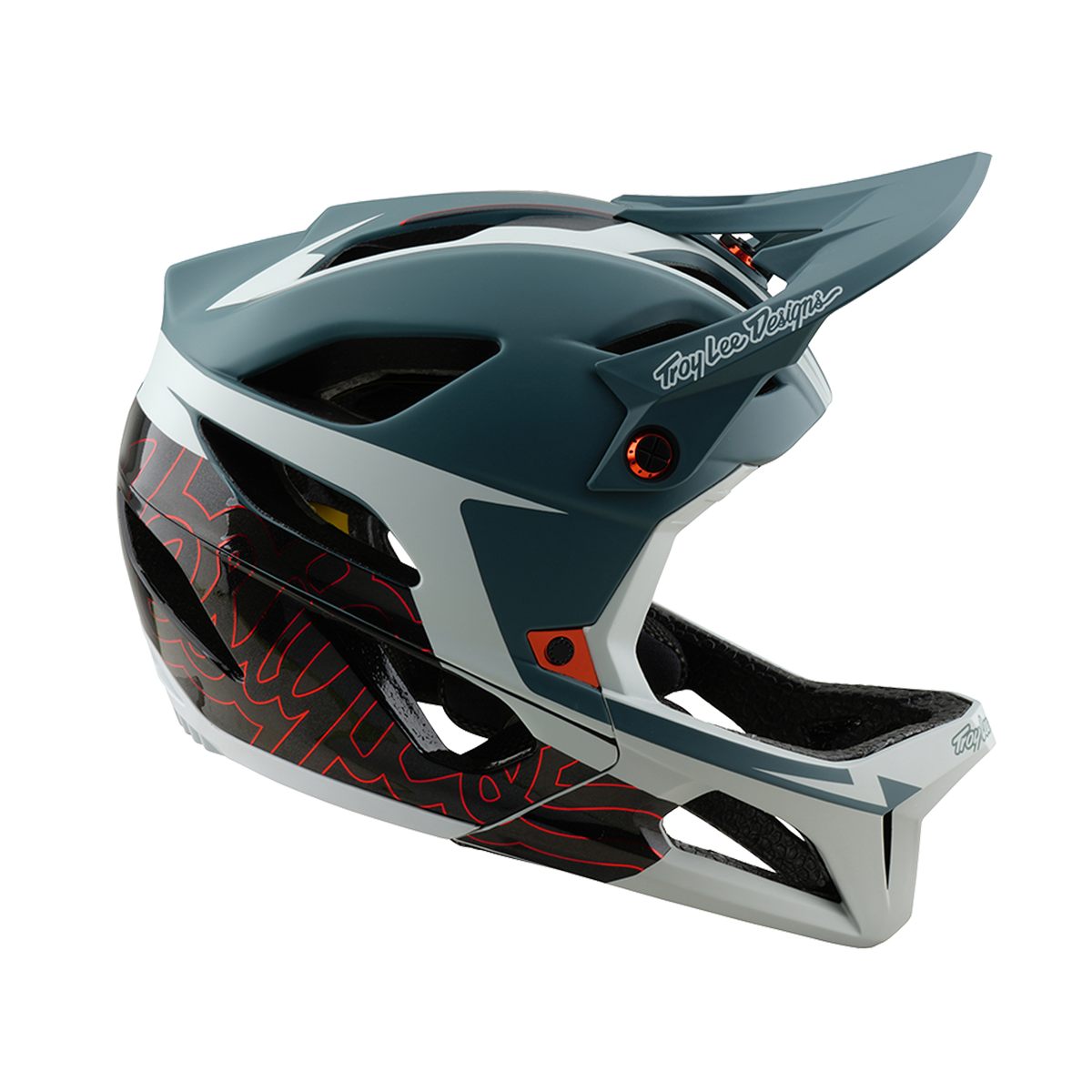 Maastopyöräkypärä TROY LEE DESIGNS STAGE MIPS NEAUWAVE Harmaa
