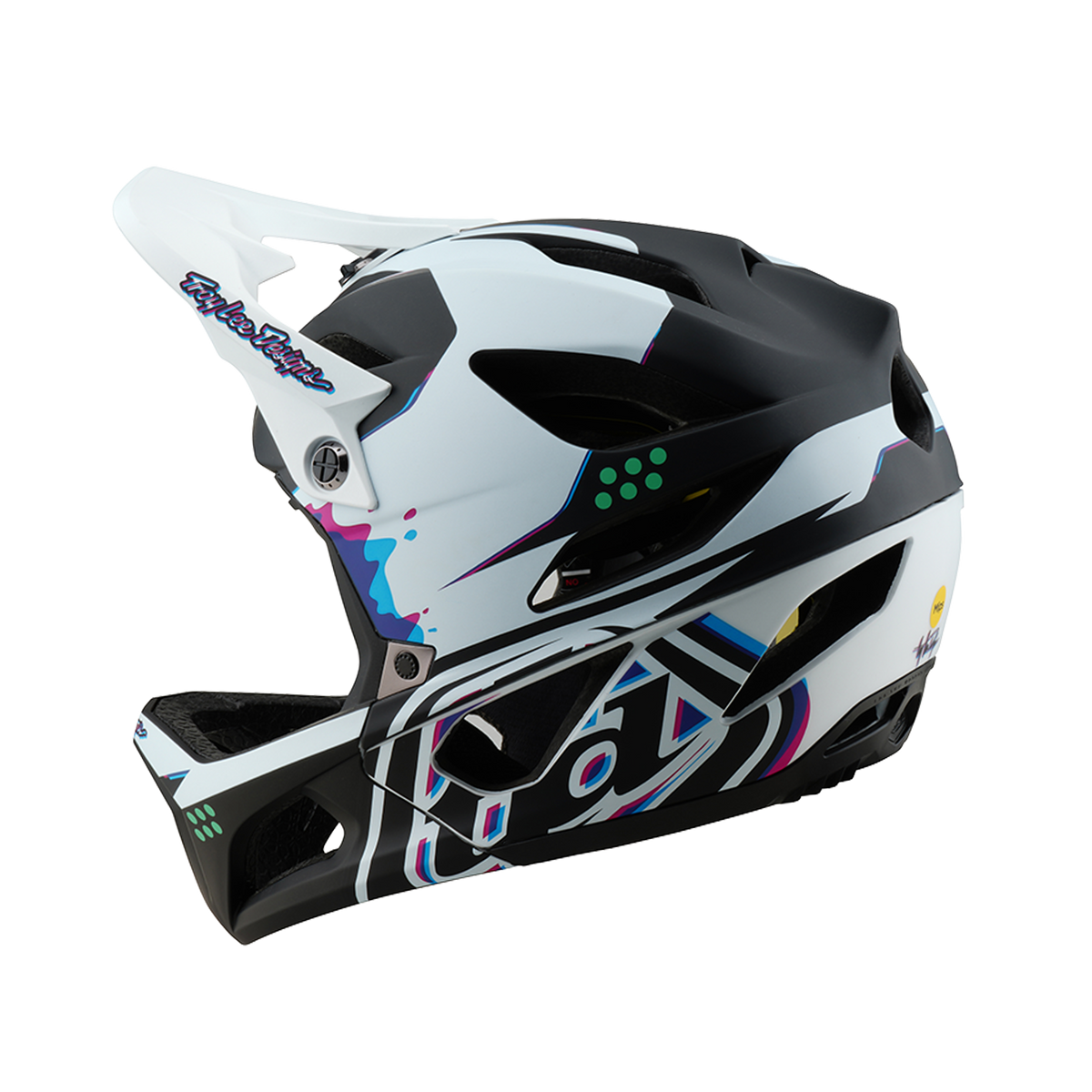 MTB-helm TROY LEE DESIGNS STAGE MIPS Zwart/Wit