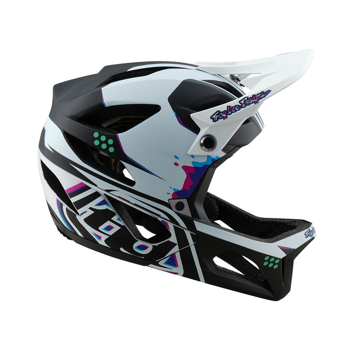 MTB-helm TROY LEE DESIGNS STAGE MIPS Zwart/Wit