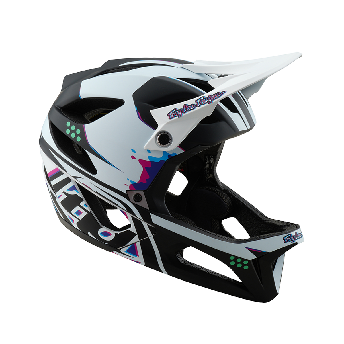 MTB-helm TROY LEE DESIGNS STAGE MIPS Zwart/Wit