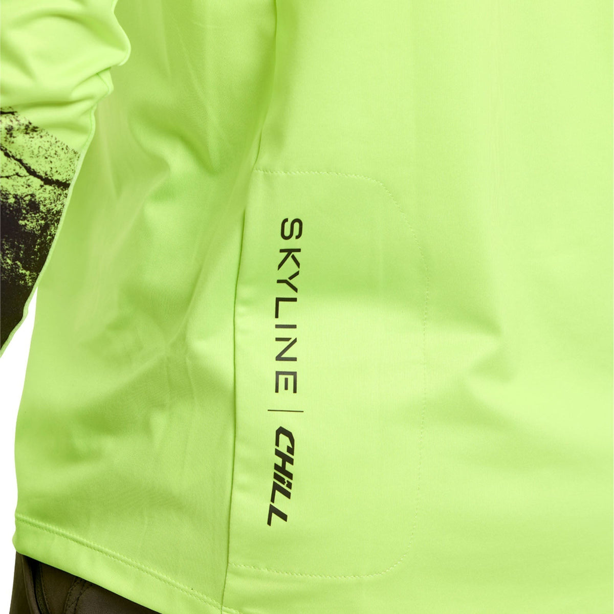 Tröja TROY LEE DESIGNS SKYLINE CHILL ROCKSLIDE Lång Ärm Gul