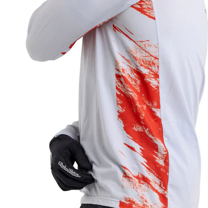 TROY LEE DESIGNS SKYLINE Long Sleeve Jersey White/Red