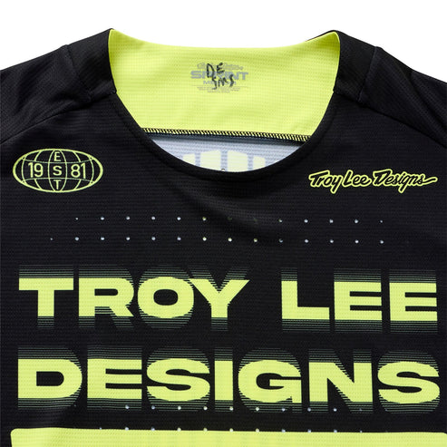 TROY LEE DESIGNS SPRINT Long Sleeve Jersey Black/Yellow
