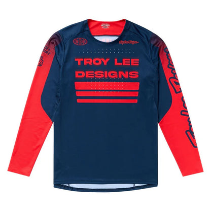 Dres TROY LEE DESIGNS SPRINT Dolgi Rokavi Modra/Rdeča