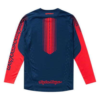 Dres TROY LEE DESIGNS SPRINT Dolgi Rokavi Modra/Rdeča