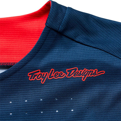 Dres TROY LEE DESIGNS SPRINT Dolgi Rokavi Modra/Rdeča