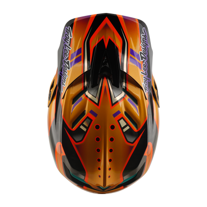 МТБ Каска TROY LEE DESIGNS D4 CARBON MIPS Crest Gold