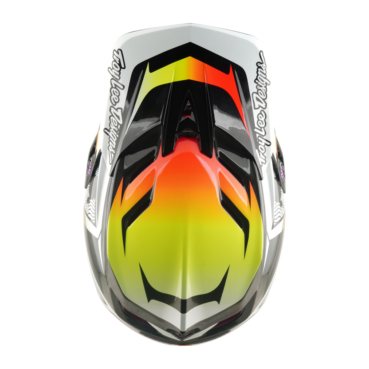 Κράνος MTB TROY LEE DESIGNS D4 CARBON MIPS Lined Up Μαύρο/Κίτρινο