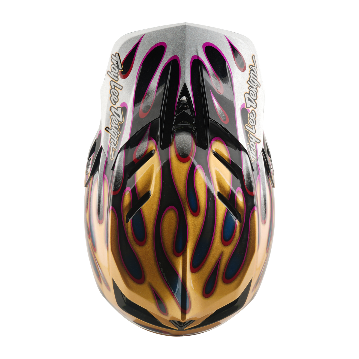 MTB-hjelm TROY LEE DESIGNS D4 CARBON MIPS Overspray Guld/Sort