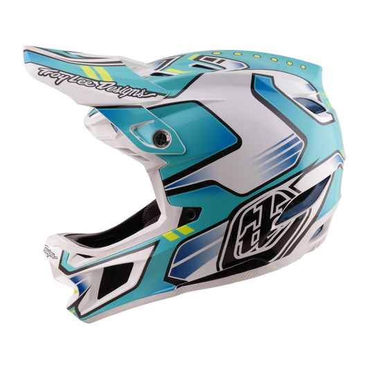 TROY LEE DESIGNS D4 COMPOSITE MIPS CREST REAL MTB Helmet Green