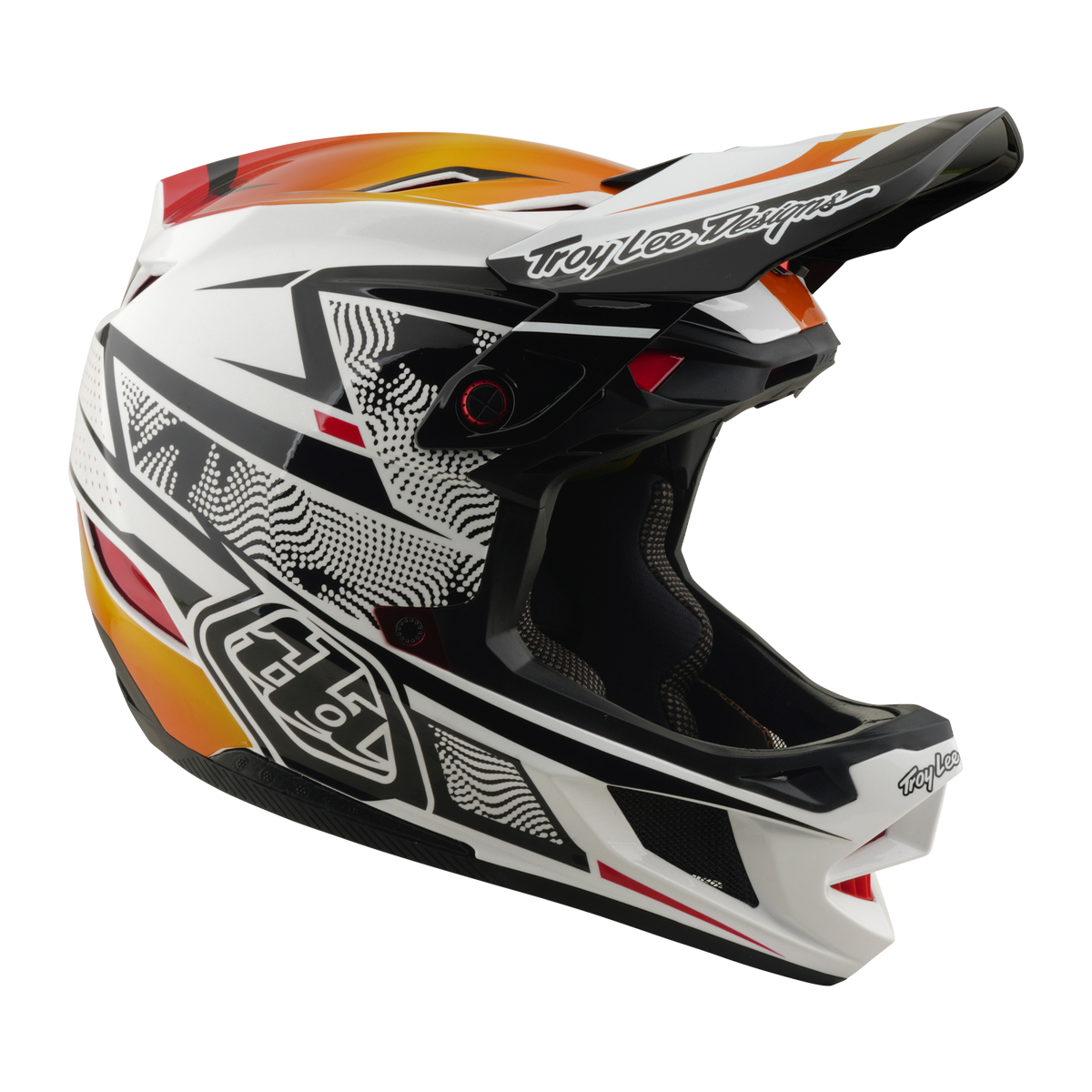 MTB-helm TROY LEE DESIGNS D4 COMPOSITE MIPS LINED UP Wit