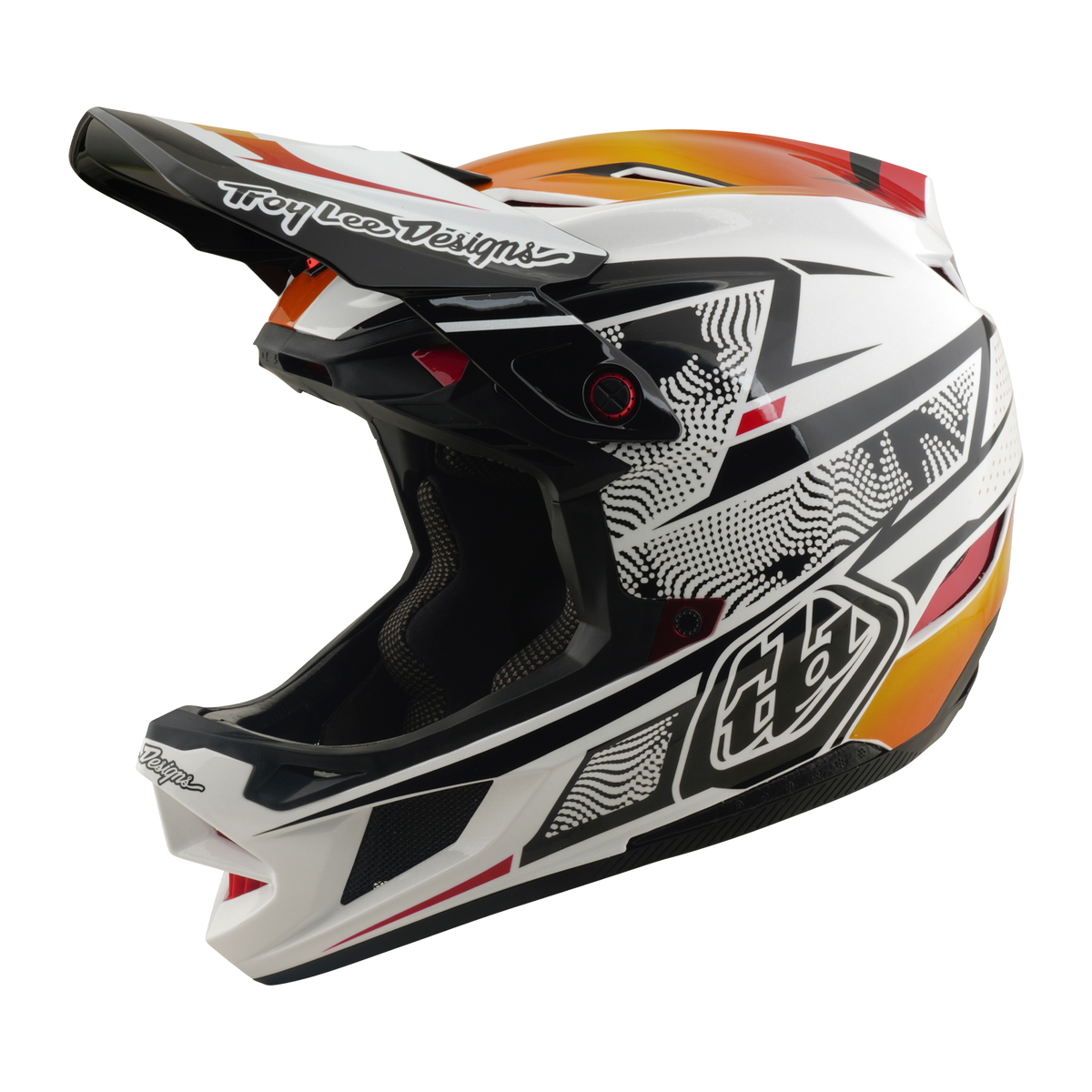 MTB-helm TROY LEE DESIGNS D4 COMPOSITE MIPS LINED UP Wit
