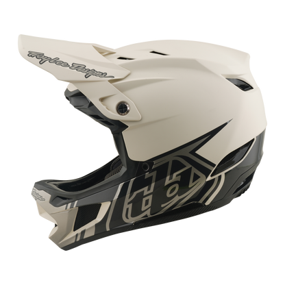 MTB каска TROY LEE DESIGNS D4 COMPOSITE MIPS STEALTH PUMICE бяла