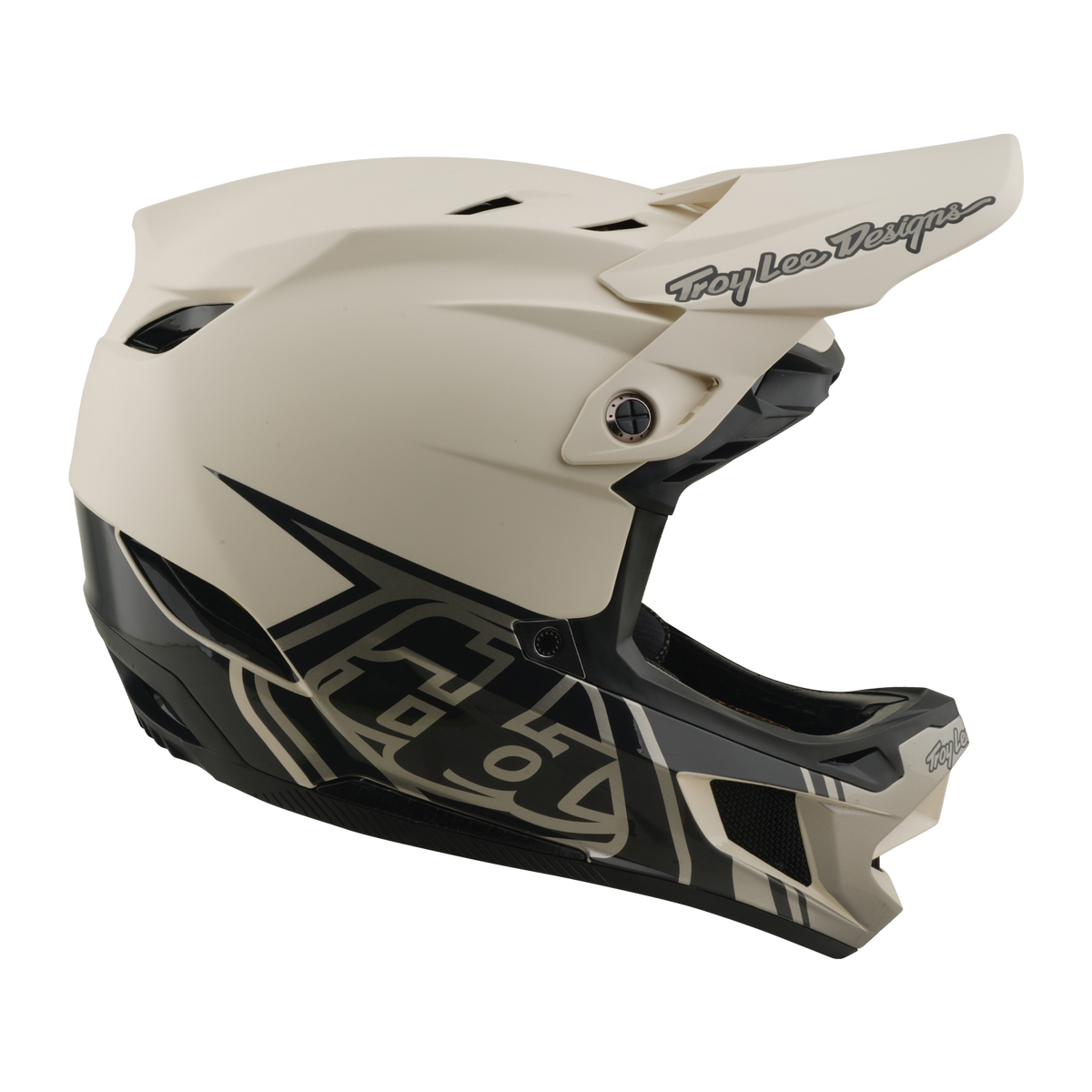 MTB-helm TROY LEE DESIGNS D4 COMPOSITE MIPS STEALTH PUMICE Wit