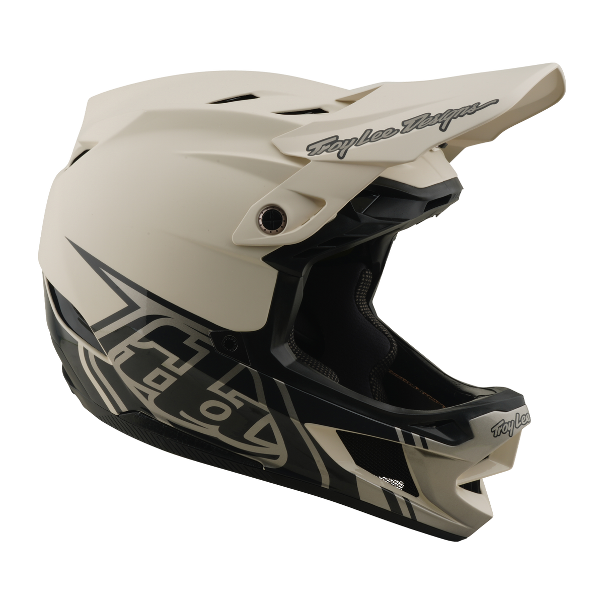 MTB-helm TROY LEE DESIGNS D4 COMPOSITE MIPS STEALTH PUMICE Wit
