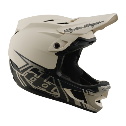 MTB каска TROY LEE DESIGNS D4 COMPOSITE MIPS STEALTH PUMICE бяла