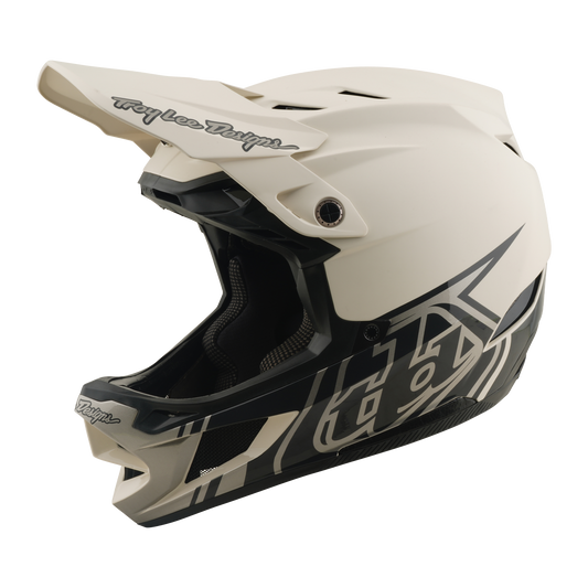 TROY LEE DESIGNS D4 COMPOSITE MIPS STEALTH PUMICE MTB Helmet White