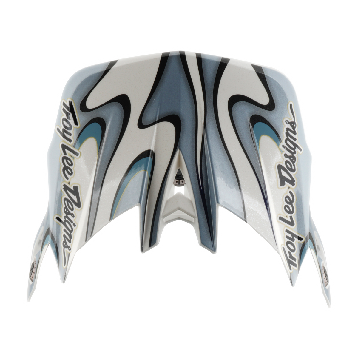 MTB-helm TROY LEE DESIGNS D4 COMPOSITE MIPS TORCHED Wit/Zilver