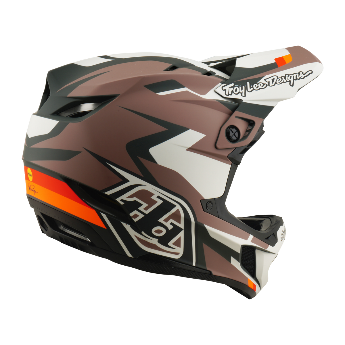 MTB-helm TROY LEE DESIGNS D4 POLYACRYLITE MIPS ROAMER Clay