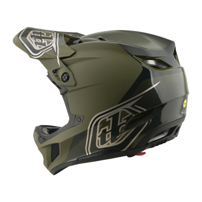 Cască MTB TROY LEE DESIGNS D4 POLYACRYLITE MIPS SHADOW BEETLE Kaki